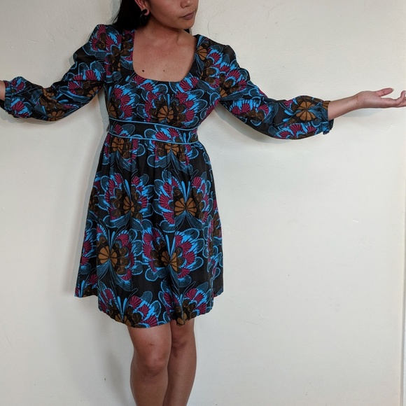 DKNY Empire Waist Floral Dress - Picture 1 of 3